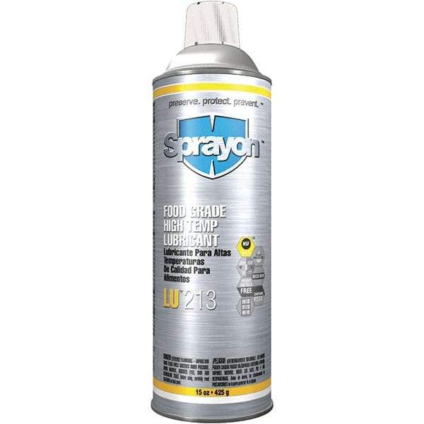 Sprayon - 20 oz Aerosol Spray Lubricant - 12°F to 635°F, Food Grade - Makers Industrial Supply