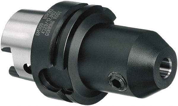 Guhring - HSK40A Outside Taper, 8mm Hole Diam, HSK to WN Adapter - Exact Industrial Supply