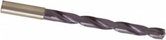 Guhring - 15/64", 140° Point, Spiral Flute, Solid Carbide Taper Length Drill Bit - nano-A Finish, 57mm Flute Length, 97mm OAL, Series 5746 - Makers Industrial Supply