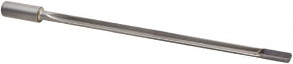 Guhring - 9.475mm, 822mm Flute Length, Carbide-Tipped Shank, Single Flute Gun Drill - Makers Industrial Supply