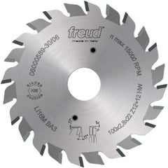 Freud - 100mm Diam, 3/4" Arbor Hole Diam, Wet & Dry Cut Saw Blade - Carbide-Tipped, Standard Round Arbor - Makers Industrial Supply