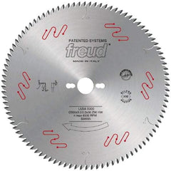 Freud - 300mm Diam, 1" Arbor Hole Diam, 96 Tooth Wet & Dry Cut Saw Blade - Carbide-Tipped, Standard Round Arbor - Makers Industrial Supply