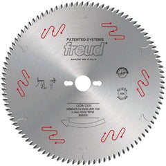 Freud - 250mm Diam, 30mm Arbor Hole Diam, 80 Tooth Wet & Dry Cut Saw Blade - Carbide-Tipped, Standard Round Arbor - Makers Industrial Supply