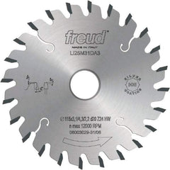 Freud - 180mm Diam, 45mm Arbor Hole Diam, 36 Tooth Wet & Dry Cut Saw Blade - Carbide-Tipped, Standard Round Arbor - Makers Industrial Supply