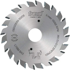 Freud - 120mm Diam, 20mm Arbor Hole Diam, Wet & Dry Cut Saw Blade - Carbide-Tipped, Standard Round Arbor - Makers Industrial Supply