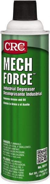 CRC - 20 oz Aerosol Cleaner/Degreaser - Aerosol, Nonchlorinated Blend of Organic Solvents - Makers Industrial Supply