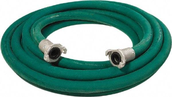 Alliance Hose & Rubber - 1" Inside x 1.88" Outside Diam, Grade 0 Synthetic Rubber, Sandblast Hose - Green, 50' Long, 150 psi Working Pressure - Makers Industrial Supply