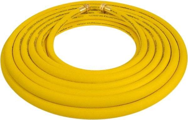 Continental ContiTech - 50' Long, Male x Female GHT, -20 to 200°F, Nitrile High Temp & High Pressure Hose - 1/2" ID x 0.9" OD, Yellow, 300 Max psi - Makers Industrial Supply