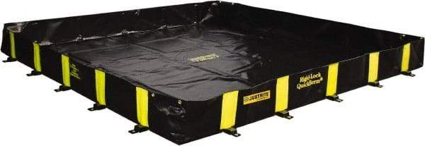 Justrite - 475 Gal Low Wall Berm - 8' Wide x 8" Long - Makers Industrial Supply