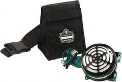 Ergodyne - 1 Pocket Black Nylon SCBA Mask Bag - 5" Wide x 5-1/2" Deep x 3-1/2" High - Makers Industrial Supply