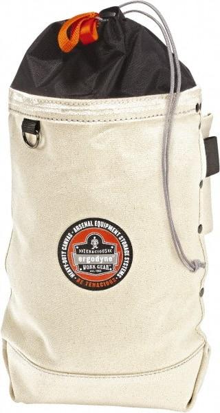 Ergodyne - White Canvas Bolt Bag - 5" Wide x 10" Deep x 13" High - Makers Industrial Supply