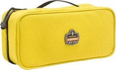 Ergodyne - 1 Pocket Yellow Polyester Tool Bag - 10" Wide x 4-1/2" Deep x 3" High - Makers Industrial Supply