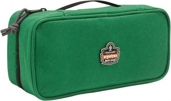 Ergodyne - 1 Pocket Green Polyester Tool Bag - 10" Wide x 4-1/2" Deep x 3" High - Makers Industrial Supply