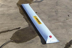 Justrite - 10' Long x 3/4' Wide, PVA Boom/Drain Dam - Light Blue, Use to Stop Contaminated Groundwater From Going Down the Drain - Makers Industrial Supply