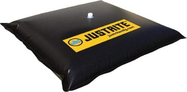 Justrite - 66" Long x 42" Wide, Vinyl Drain Seal - Black, Use to Stop Contaminated Groundwater From Going Down the Drain - Makers Industrial Supply