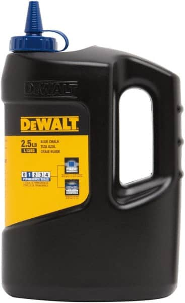 DeWALT - 25 Lb Container Chalk Refill - Blue - Makers Industrial Supply