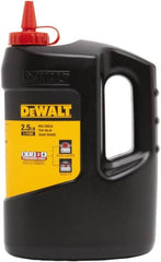 DeWALT - 25 Lb Container Chalk Refill - Red - Makers Industrial Supply