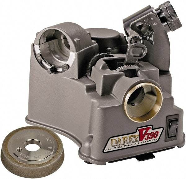 Darex - 1/4 Hp, Drill Bit Sharpener - 115 Volts, For Use On Drill Bits - Makers Industrial Supply