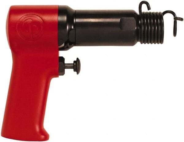 Chicago Pneumatic - 3,500 BPM, 2.28 Inch Long Stroke, Pneumatic Scaling Hammer - 14 CFM Air Consumption, 1/4 NPT Inlet - Makers Industrial Supply