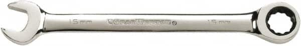 GearWrench - 30mm 12 Point Combination Wrench - Chrome Vanadium Steel, Full Polish Finish - Makers Industrial Supply