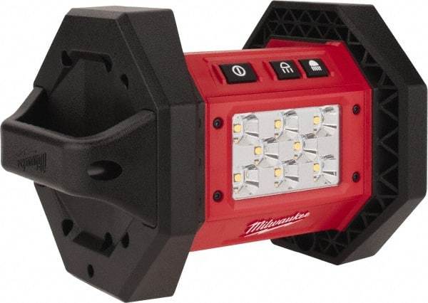 Milwaukee Tool - 18 Volts, 1300 Lumens, Cordless Work Light - 3 hr Run Time - Makers Industrial Supply