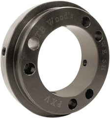 TB Wood's - 3.65" Hub, WE10 Flexible Bushed Coupling Hub - 3.65" OD, 1" OAL, Steel, Order 2 Hubs with Same OD & 1 Insert for Complete Coupling - Makers Industrial Supply