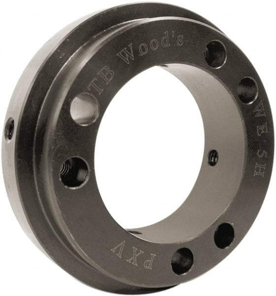 TB Wood's - 8.13" Hub, WE50 Flexible Bushed Coupling Hub - 8.13" OD, 1-3/4" OAL, Steel, Order 2 Hubs with Same OD & 1 Insert for Complete Coupling - Makers Industrial Supply