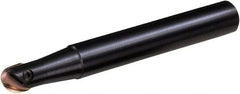 Sumitomo - 5/8" Cut Diam, 0.47" Max Depth of Cut, 3/4" Shank Diam, 3.81" OAL, Indexable Ball Nose End Mill - 1.77" Head Length, Straight Shank, WBMF Toolholder, ZPGU2.5S Insert - Makers Industrial Supply