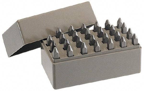 C.H. Hanson - 27 Piece, 3/16" Character Steel Stamp Set - Letters, Heavy Duty - Makers Industrial Supply