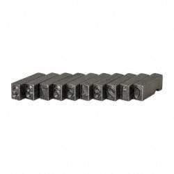 C.H. Hanson - 10 Piece, 1/4 Inch Character, Steel Type Set - 8 Character Capacity, 0-9 Content - Makers Industrial Supply