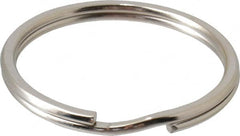 C.H. Hanson - 1-1/2" ID, 39mm OD, 4mm Thick, Split Ring - Carbon Spring Steel, Nickel Plated Finish - Makers Industrial Supply