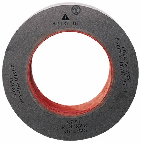 Camel Grinding Wheels - 24" Diam x 12" Hole x 6" Wide Centerless & Cylindrical Grinding Wheel - 80/120 Grit, Aluminum Oxide, Type 1, Medium/Fine Grade, Vitrified Bond, No Recess - Makers Industrial Supply