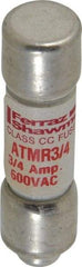 Ferraz Shawmut - 600 VAC/VDC, 0.75 Amp, Fast-Acting General Purpose Fuse - Clip Mount, 1-1/2" OAL, 100 at DC, 200 at AC kA Rating, 13/32" Diam - Makers Industrial Supply