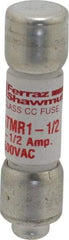 Ferraz Shawmut - 600 VAC/VDC, 1.5 Amp, Fast-Acting General Purpose Fuse - Clip Mount, 1-1/2" OAL, 100 at DC, 200 at AC kA Rating, 13/32" Diam - Makers Industrial Supply