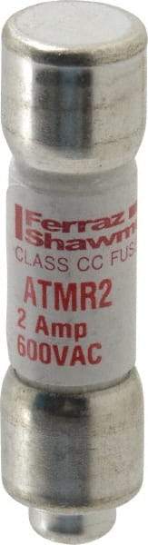 Ferraz Shawmut - 600 VAC/VDC, 2 Amp, Fast-Acting General Purpose Fuse - Clip Mount, 1-1/2" OAL, 100 at DC, 200 at AC kA Rating, 13/32" Diam - Makers Industrial Supply