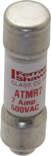 Ferraz Shawmut - 600 VAC/VDC, 7 Amp, Fast-Acting General Purpose Fuse - Clip Mount, 1-1/2" OAL, 100 at DC, 200 at AC kA Rating, 13/32" Diam - Makers Industrial Supply