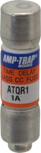 Ferraz Shawmut - 300 VDC, 600 VAC, 1 Amp, Time Delay General Purpose Fuse - Clip Mount, 1-1/2" OAL, 100 at DC, 200 at AC kA Rating, 13/32" Diam - Makers Industrial Supply