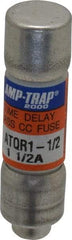 Ferraz Shawmut - 300 VDC, 600 VAC, 1.5 Amp, Time Delay General Purpose Fuse - Clip Mount, 1-1/2" OAL, 100 at DC, 200 at AC kA Rating, 13/32" Diam - Makers Industrial Supply