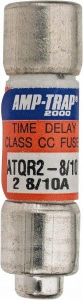 Ferraz Shawmut - 300 VDC, 600 VAC, 2.8 Amp, Time Delay General Purpose Fuse - Clip Mount, 1-1/2" OAL, 100 at DC, 200 at AC kA Rating, 13/32" Diam - Makers Industrial Supply