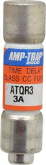 Ferraz Shawmut - 300 VDC, 600 VAC, 3 Amp, Time Delay General Purpose Fuse - Clip Mount, 1-1/2" OAL, 100 at DC, 200 at AC kA Rating, 13/32" Diam - Makers Industrial Supply