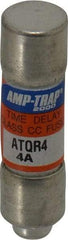 Ferraz Shawmut - 300 VDC, 600 VAC, 4 Amp, Time Delay General Purpose Fuse - Clip Mount, 1-1/2" OAL, 100 at DC, 200 at AC kA Rating, 13/32" Diam - Makers Industrial Supply