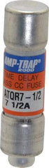 Ferraz Shawmut - 300 VDC, 600 VAC, 7.5 Amp, Time Delay General Purpose Fuse - Clip Mount, 1-1/2" OAL, 100 at DC, 200 at AC kA Rating, 13/32" Diam - Makers Industrial Supply