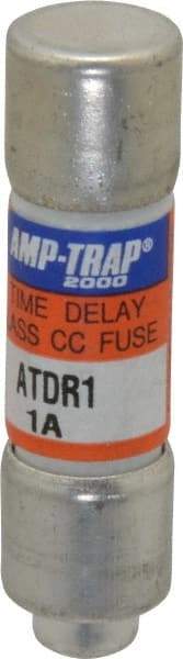 Ferraz Shawmut - 300 VDC, 600 VAC, 1 Amp, Time Delay General Purpose Fuse - Clip Mount, 1-1/2" OAL, 100 at DC, 200 at AC kA Rating, 13/32" Diam - Makers Industrial Supply