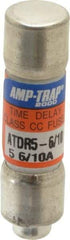 Ferraz Shawmut - 300 VDC, 600 VAC, 5.6 Amp, Time Delay General Purpose Fuse - Clip Mount, 1-1/2" OAL, 100 at DC, 200 at AC kA Rating, 13/32" Diam - Makers Industrial Supply