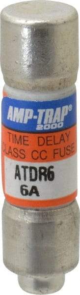 Ferraz Shawmut - 300 VDC, 600 VAC, 6 Amp, Time Delay General Purpose Fuse - Clip Mount, 1-1/2" OAL, 100 at DC, 200 at AC kA Rating, 13/32" Diam - Makers Industrial Supply