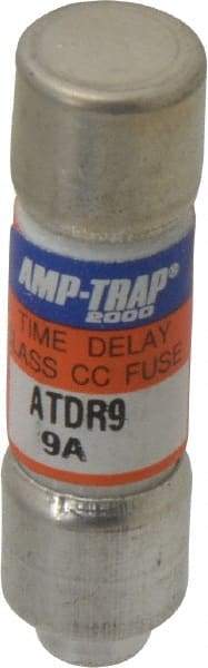 Ferraz Shawmut - 300 VDC, 600 VAC, 9 Amp, Time Delay General Purpose Fuse - Clip Mount, 1-1/2" OAL, 100 at DC, 200 at AC kA Rating, 13/32" Diam - Makers Industrial Supply