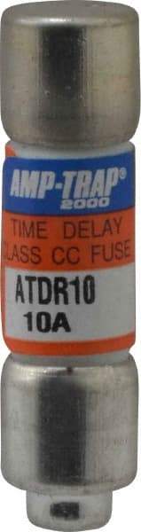 Ferraz Shawmut - 300 VDC, 600 VAC, 10 Amp, Time Delay General Purpose Fuse - Clip Mount, 1-1/2" OAL, 100 at DC, 200 at AC kA Rating, 13/32" Diam - Makers Industrial Supply