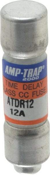 Ferraz Shawmut - 300 VDC, 600 VAC, 12 Amp, Time Delay General Purpose Fuse - Clip Mount, 1-1/2" OAL, 100 at DC, 200 at AC kA Rating, 13/32" Diam - Makers Industrial Supply