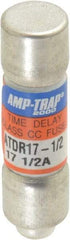 Ferraz Shawmut - 300 VDC, 600 VAC, 17.5 Amp, Time Delay General Purpose Fuse - Clip Mount, 1-1/2" OAL, 100 at DC, 200 at AC kA Rating, 13/32" Diam - Makers Industrial Supply