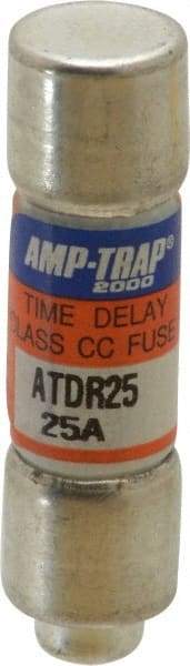 Ferraz Shawmut - 300 VDC, 600 VAC, 25 Amp, Time Delay General Purpose Fuse - Clip Mount, 1-1/2" OAL, 100 at DC, 200 at AC kA Rating, 13/32" Diam - Makers Industrial Supply